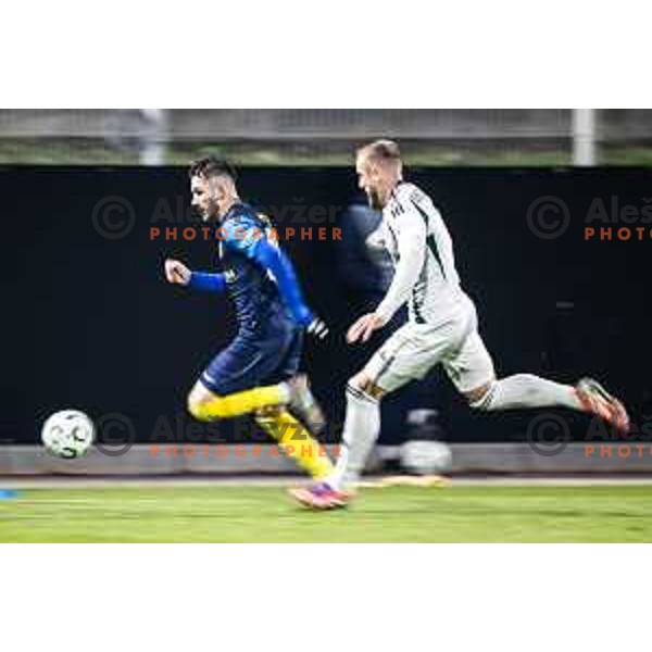 Nikita Iosifov in action during UEFA Conference League 2025/26 football match between NK Celje (SLO) and Legia Warszawa (POL) in Stadion z’dezele, Celje, Slovenia on November 6, 2025. Photo: Jure Banfi