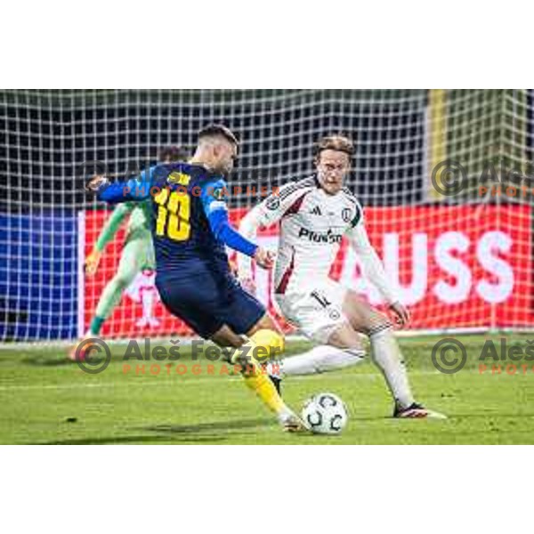 Danijel Sturm in action during UEFA Conference League 2025/26 football match between NK Celje (SLO) and Legia Warszawa (POL) in Stadion z’dezele, Celje, Slovenia on November 6, 2025. Photo: Jure Banfi