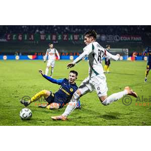 Nikita Iosifov in action during UEFA Conference League 2025/26 football match between NK Celje (SLO) and Legia Warszawa (POL) in Stadion z’dezele, Celje, Slovenia on November 6, 2025. Photo: Jure Banfi