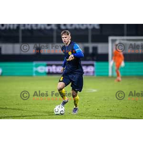 Artemijus Tutyskinas in action during UEFA Conference League 2025/26 football match between NK Celje (SLO) and Legia Warszawa (POL) in Stadion z’dezele, Celje, Slovenia on November 6, 2025. Photo: Jure Banfi