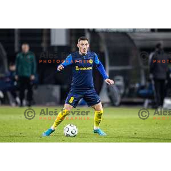 Mario Kvesic in action during UEFA Conference League 2025/26 football match between NK Celje (SLO) and Legia Warszawa (POL) in Stadion z’dezele, Celje, Slovenia on November 6, 2025. Photo: Jure Banfi