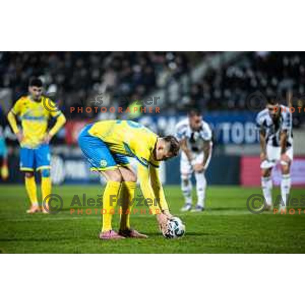 Josip Ilicic penalty kick during Prva liga Telemach 2025/26 football match between NK Mura and NK Koper in Fazanerija, Murska Sobota, Slovenia on November 7, 2025. Photo: Jure Banfi