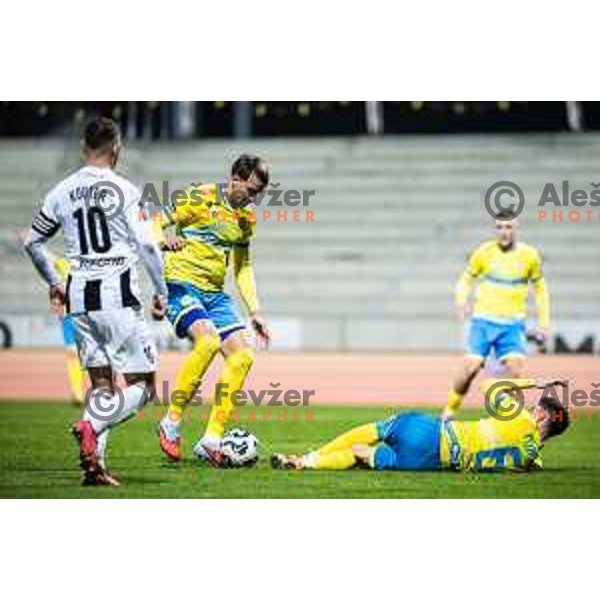 in action during Prva liga Telemach 2025/26 football match between NK Mura and NK Koper in Fazanerija, Murska Sobota, Slovenia on November 7, 2025. Photo: Jure Banfi