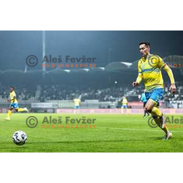 Ivan Borna Jelic Balta in action during Prva liga Telemach 2025/26 football match between NK Mura and NK Koper in Fazanerija, Murska Sobota, Slovenia on November 7, 2025. Photo: Jure Banfi