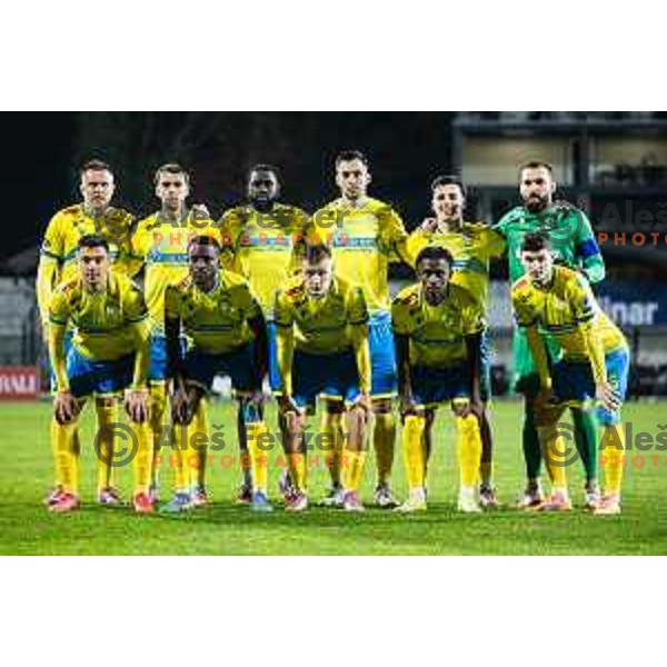 NK Koper starting eleven during Prva liga Telemach 2025/26 football match between NK Mura and NK Koper in Fazanerija, Murska Sobota, Slovenia on November 7, 2025. Photo: Jure Banfi