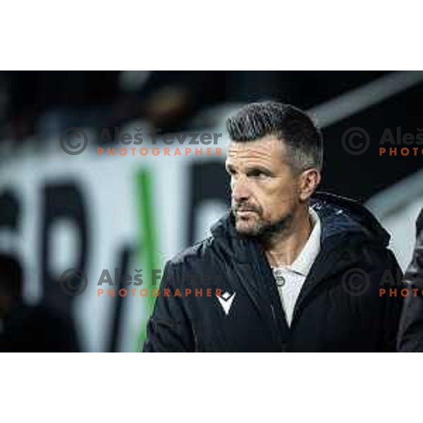 Zoran Zeljkovic, head coach of NK Koper during Prva liga Telemach 2025/26 football match between NK Mura and NK Koper in Fazanerija, Murska Sobota, Slovenia on November 7, 2025. Photo: Jure Banfi