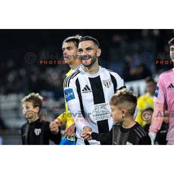 Nino Kouter during Prva liga Telemach 2025/26 football match between NK Mura and NK Koper in Fazanerija, Murska Sobota, Slovenia on November 7, 2025. Photo: Jure Banfi