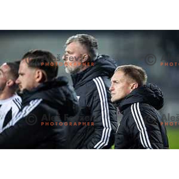 Darjan Slavic, head coach of NK Mura during Prva liga Telemach 2025/26 football match between NK Mura and NK Koper in Fazanerija, Murska Sobota, Slovenia on November 7, 2025. Photo: Jure Banfi