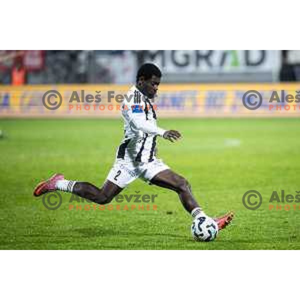 Faad Sana in action during Prva liga Telemach 2025/26 football match between NK Mura and NK Koper in Fazanerija, Murska Sobota, Slovenia on November 7, 2025. Photo: Jure Banfi