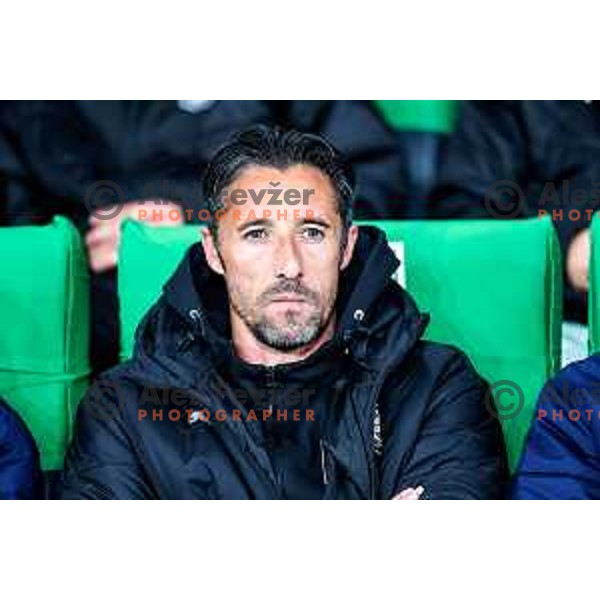 Federico Bessone in action during Prva liga Telemach 2025/2026 football match between Olimpija and Primorje in SRC Stozice, Ljubljana, Slovenia on Novermber 7, 2025