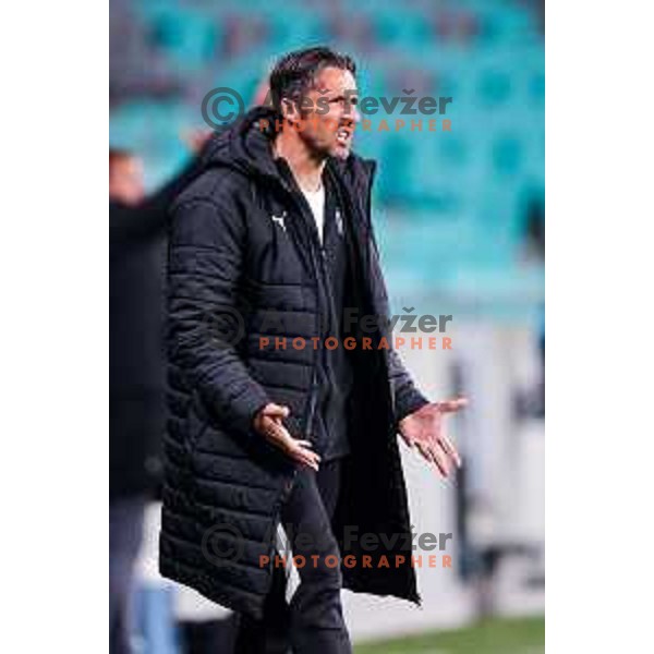 Federico Bessone in action during Prva liga Telemach 2025/2026 football match between Olimpija and Primorje in SRC Stozice, Ljubljana, Slovenia on Novermber 7, 2025