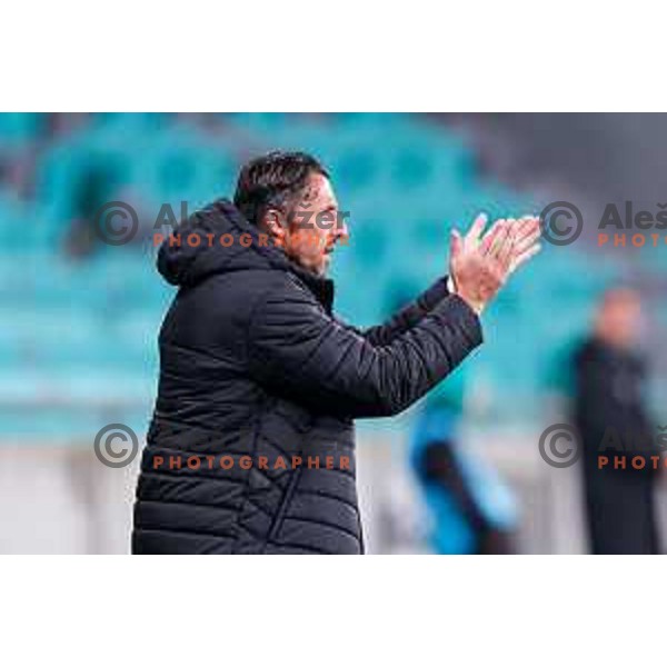 Federico Bessone in action during Prva liga Telemach 2025/2026 football match between Olimpija and Primorje in SRC Stozice, Ljubljana, Slovenia on Novermber 7, 2025