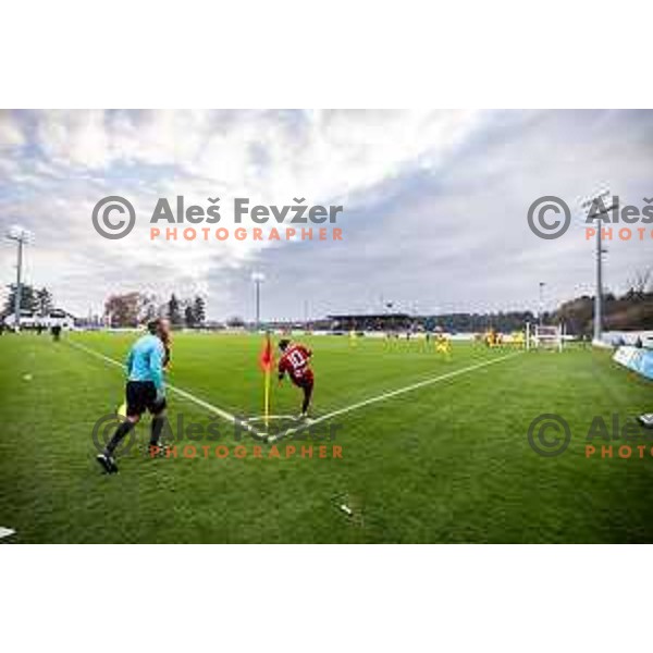 Emir Saitoski in action during Prva liga Telemach 2025/26 football match between NK Aluminij and NK Domzale in Sportni park Kidricevo, Slovenia on November 8, 2025. Photo: Jure Banfi