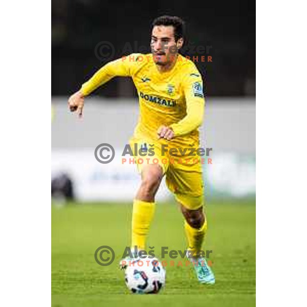 Niksa Vujcic in action during Prva liga Telemach 2025/26 football match between NK Aluminij and NK Domzale in Sportni park Kidricevo, Slovenia on November 8, 2025. Photo: Jure Banfi