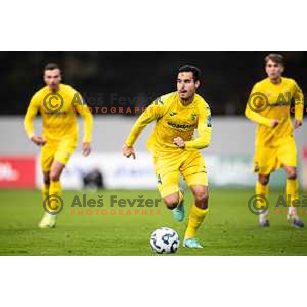 Niksa Vujcic in action during Prva liga Telemach 2025/26 football match between NK Aluminij and NK Domzale in Sportni park Kidricevo, Slovenia on November 8, 2025. Photo: Jure Banfi