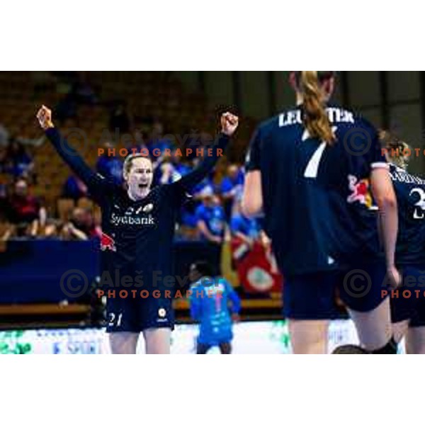 Ingvild Kristiansen Bakkerud of Odense Handbold in action during EHF Women’s Champions League 2025/2026 handball match between Krim OTP Group Mercator (SLO) and Odense Handbold (DEN) in Ljubljana, Slovenia on November 8, 2025. Photo: Filip Barbalic