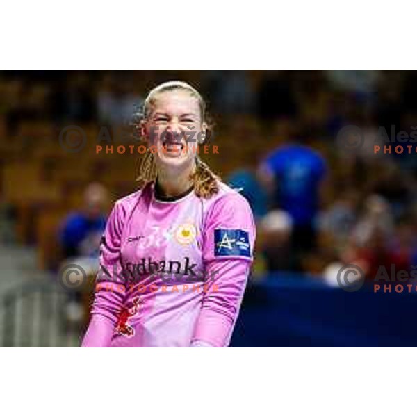 Yara Ten Holte of Odense Handbold in action during EHF Women’s Champions League 2025/2026 handball match between Krim OTP Group Mercator (SLO) and Odense Handbold (DEN) in Ljubljana, Slovenia on November 8, 2025. Photo: Filip Barbalic