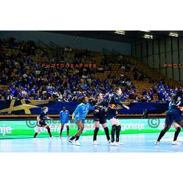 Liliane Martins Mario of Krim OTP Group Mercator in action during EHF Women’s Champions League 2025/2026 handball match between Krim OTP Group Mercator (SLO) and Odense Handbold (DEN) in Ljubljana, Slovenia on November 8, 2025. Photo: Filip Barbalic