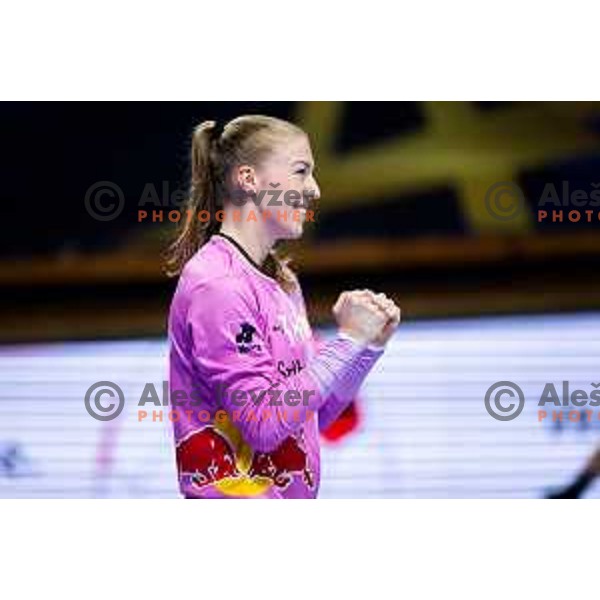 Yara Ten Holte of Odense Handbold in action during EHF Women’s Champions League 2025/2026 handball match between Krim OTP Group Mercator (SLO) and Odense Handbold (DEN) in Ljubljana, Slovenia on November 8, 2025. Photo: Filip Barbalic
