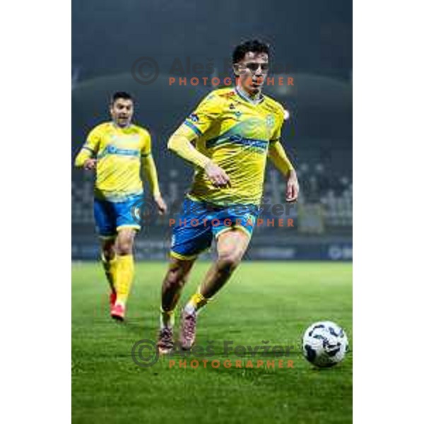 Kamil Manseri in action during Prva liga Telemach 2025/26 football match between NK Mura and NK Koper in Fazanerija, Murska Sobota, Slovenia on November 7, 2025. Photo: Jure Banfi