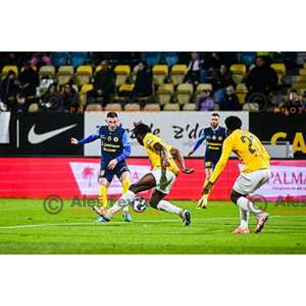 Mario Kvesic in action during Prva liga Telemach 2025/2026 football match between Celje and Bravo Big Bang in Celje, Slovenia on November 9, 2025