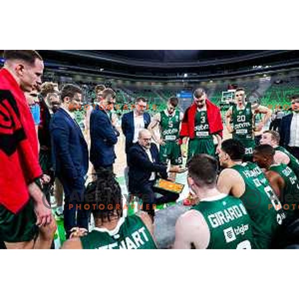 Zvezdan Mitrovic during AdmiralBet ABA League 2025/2026 basketball match between Cedevita Olimpija (SLO) and Vienna (AUT) in SRC Stozice, Ljubljana, Slovenia on November 9, 2025.