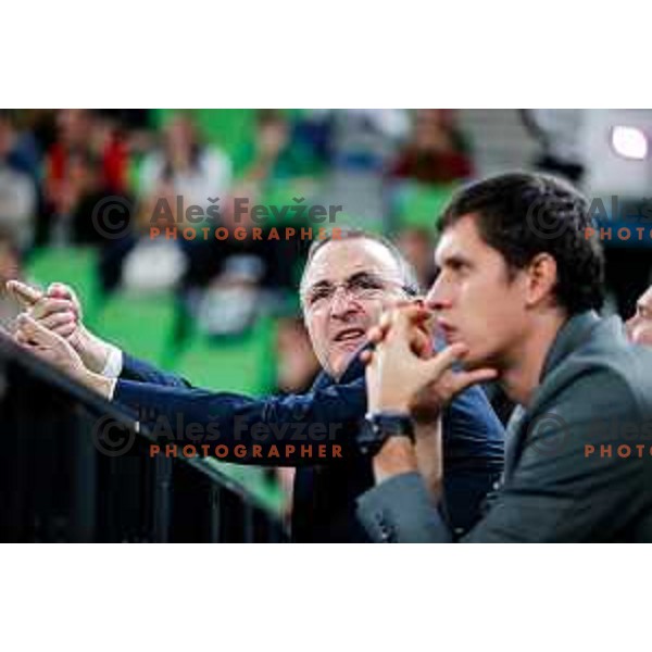 Chechu Mulero during AdmiralBet ABA League 2025/2026 basketball match between Cedevita Olimpija (SLO) and Vienna (AUT) in SRC Stozice, Ljubljana, Slovenia on November 9, 2025