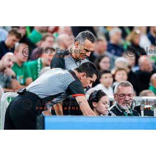 in action during AdmiralBet ABA League 2025/2026 basketball match between Cedevita Olimpija (SLO) and Vienna (AUT) in SRC Stozice, Ljubljana, Slovenia on November 9, 2025.