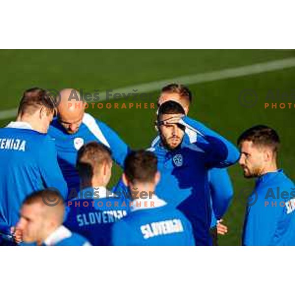 Danijel Sturm of Slovenia Football team during practice session in NNC Brdo pri Kranju on November 10, 2025