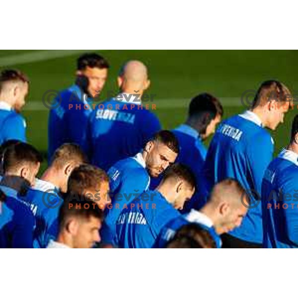 Danijel Sturm of Slovenia Football team during practice session in NNC Brdo pri Kranju on November 10, 2025