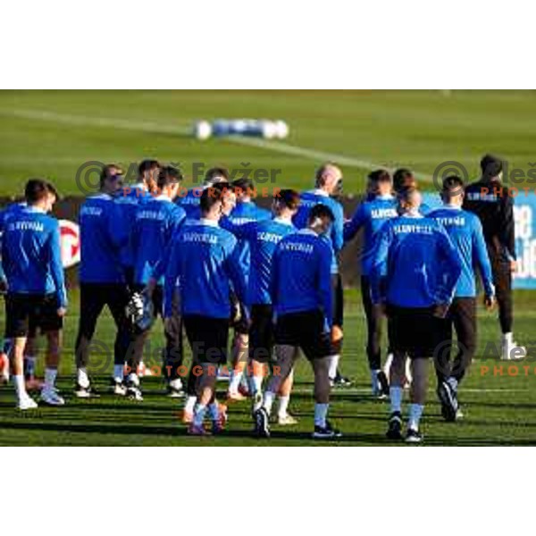 Slovenia Football team practice, Brdo pri Kranju on November 10, 2025