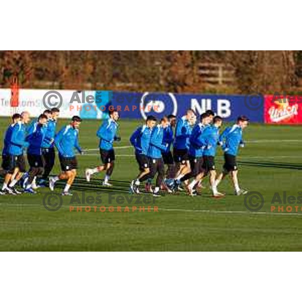 Slovenia Football team practice, Brdo pri Kranju on November 10, 2025