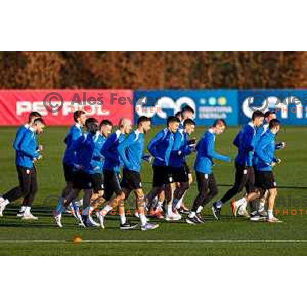 Slovenia Football team practice, Brdo pri Kranju on November 10, 2025