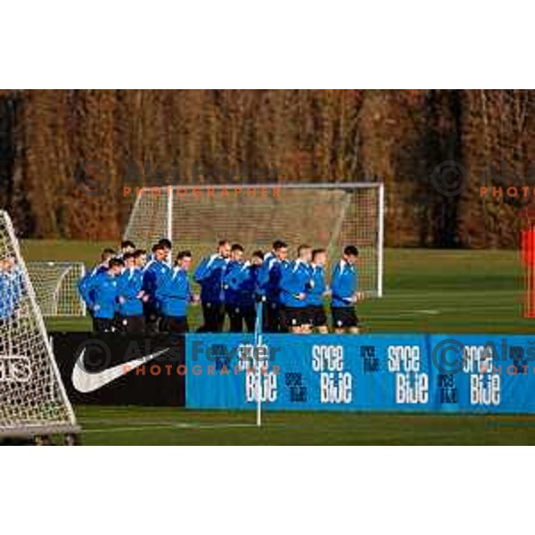 Slovenia Football team practice, Brdo pri Kranju on November 10, 2025