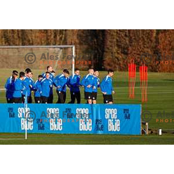 Slovenia Football team practice, Brdo pri Kranju on November 10, 2025