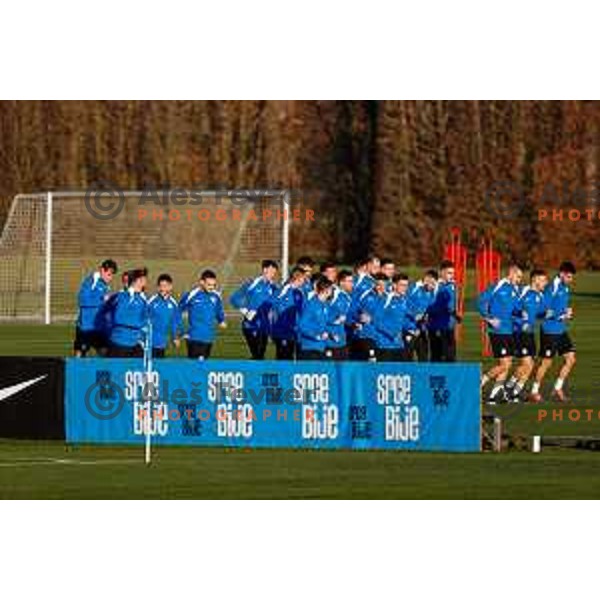 Slovenia Football team practice, Brdo pri Kranju on November 10, 2025