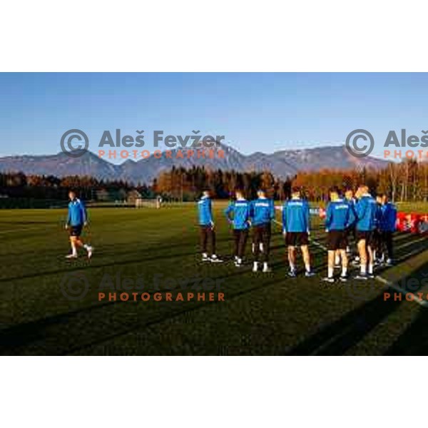 Slovenia Football team practice, Brdo pri Kranju on November 10, 2025