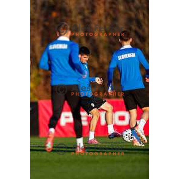 Svit Seslar of Slovenia Football team during practice session in NNC Brdo pri Kranju on November 10, 2025