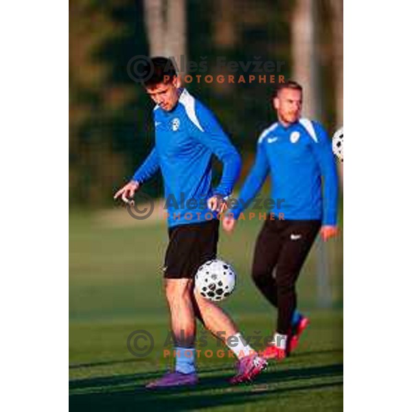 Svit Seslar of Slovenia Football team during practice session in NNC Brdo pri Kranju on November 10, 2025