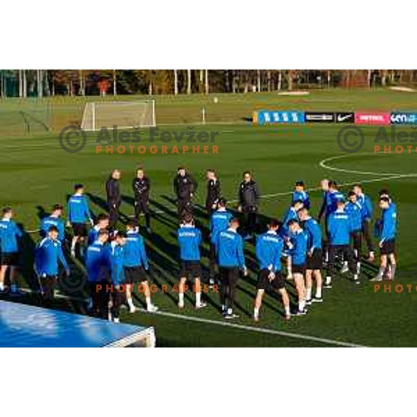 Slovenia Football team practice, Brdo pri Kranju on November 10, 2025