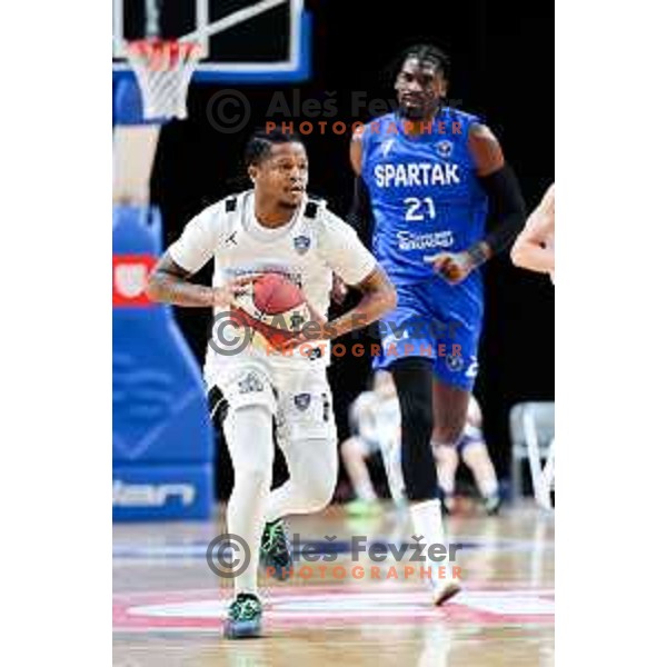 Wendell Jerome Green Jr of Perspektiva Ilirija in action during ABA League 2025/2026 basketball match between Perspektiva Ilirija (SLO) and Spartak Subotica (SRB) in Hala Tivoli, Ljubljana, Slovenia on November 10, 2025. Photo: Filip Barbalic