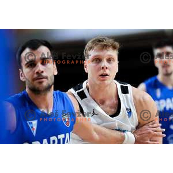 Gasper Skorjanc of Perspektiva Ilirija in action during ABA League 2025/2026 basketball match between Perspektiva Ilirija (SLO) and Spartak Subotica (SRB) in Hala Tivoli, Ljubljana, Slovenia on November 10, 2025. Photo: Filip Barbalic