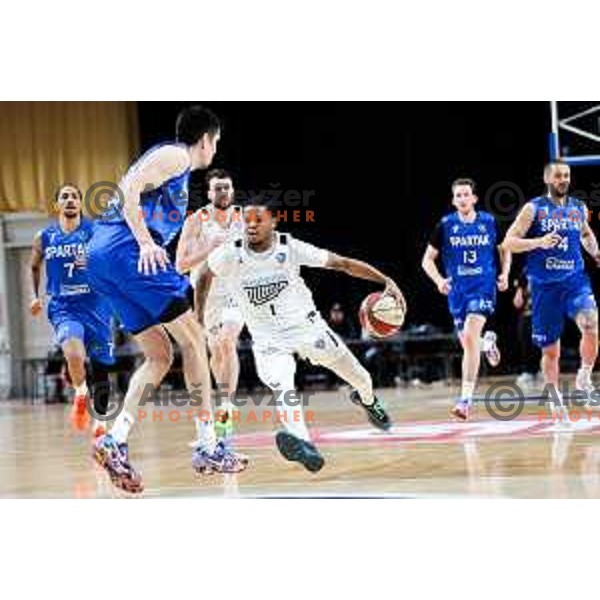 Wendell Jerome Green Jr of Perspektiva Ilirija in action during ABA League 2025/2026 basketball match between Perspektiva Ilirija (SLO) and Spartak Subotica (SRB) in Hala Tivoli, Ljubljana, Slovenia on November 10, 2025. Photo: Filip Barbalic
