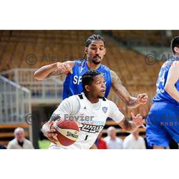 Wendell Jerome Green Jr of Perspektiva Ilirija in action during ABA League 2025/2026 basketball match between Perspektiva Ilirija (SLO) and Spartak Subotica (SRB) in Hala Tivoli, Ljubljana, Slovenia on November 10, 2025. Photo: Filip Barbalic