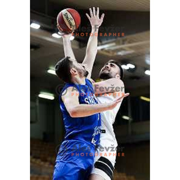 Robert Jurkovic of Perspektiva Ilirija in action during ABA League 2025/2026 basketball match between Perspektiva Ilirija (SLO) and Spartak Subotica (SRB) in Hala Tivoli, Ljubljana, Slovenia on November 10, 2025. Photo: Filip Barbalic
