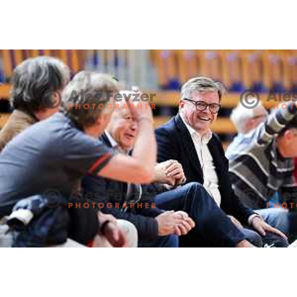 Director of Perspektiva Group, Dari Juzna during ABA League 2025/2026 basketball match between Perspektiva Ilirija (SLO) and Spartak Subotica (SRB) in Hala Tivoli, Ljubljana, Slovenia on November 10, 2025. Photo: Filip Barbalic
