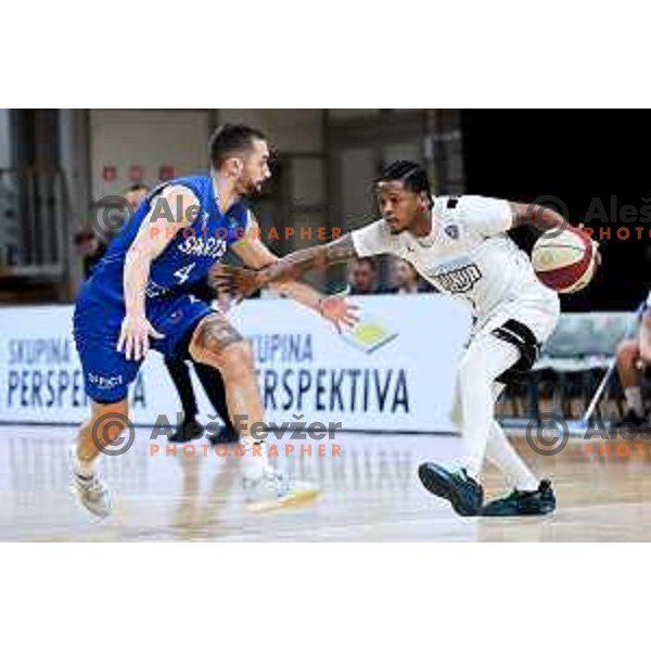 Wendell Jerome Green Jr of Perspektiva Ilirija in action during ABA League 2025/2026 basketball match between Perspektiva Ilirija (SLO) and Spartak Subotica (SRB) in Hala Tivoli, Ljubljana, Slovenia on November 10, 2025. Photo: Filip Barbalic