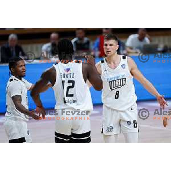 Edo Muric of Perspektiva Ilirija in action during ABA League 2025/2026 basketball match between Perspektiva Ilirija (SLO) and Spartak Subotica (SRB) in Hala Tivoli, Ljubljana, Slovenia on November 10, 2025. Photo: Filip Barbalic
