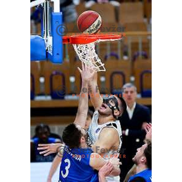 Bine Prepelic of Perspektiva Ilirija in action during ABA League 2025/2026 basketball match between Perspektiva Ilirija (SLO) and Spartak Subotica (SRB) in Hala Tivoli, Ljubljana, Slovenia on November 10, 2025. Photo: Filip Barbalic