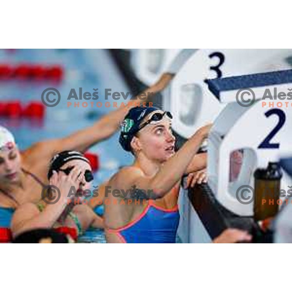 Neza Klancar of Slovenia Swimming team during practice session at Ilirija Pool in Ljubljana, Slovenia on November 11, 2025